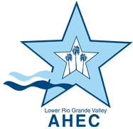 Lower Rio Grande Valley AHEC Logo of a star with a palm tree in the center