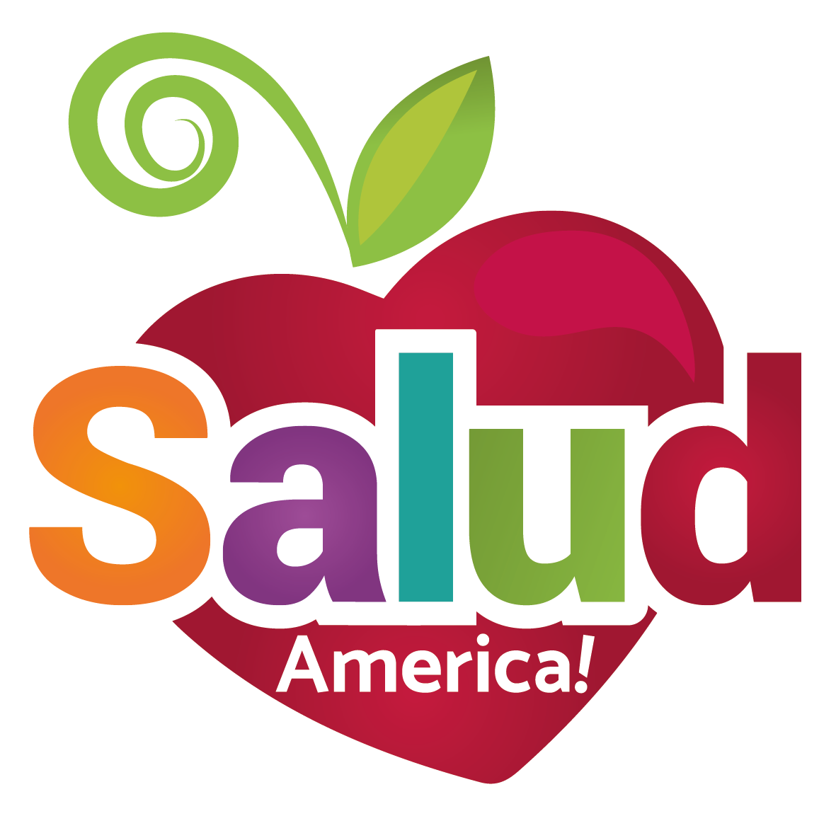 Salud America Logo that is an image of an apple